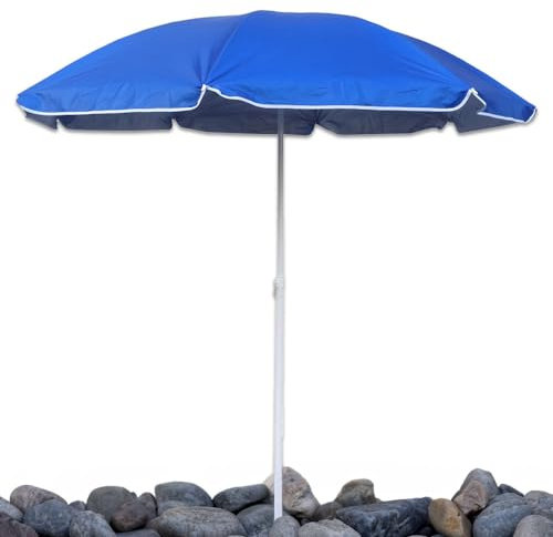 Maury's Ombrellone da Mare per Scoglio Ø170 cm, Colorazione Assortita Protezione Solare Ottimale e Resistente