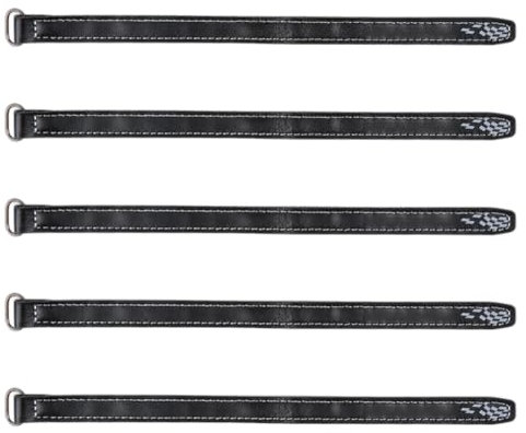 SHITOOMFE drone lithium battery strap Drone Battery Strap RC UAV Lithium Battery Cable Tie Compatible with FPV 5PCS 15x250mm Black