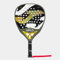Joma Pala de Pádel Profesional Gold Pro, 350 g - Forma Diamante con Mango Extralargo - Tubular y Plano 100% Carbono con Núcleo Flexo Black EVA - Tecnología Rotation y Vibra-out - Incluye Funda