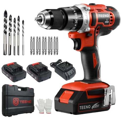 Trapano avvitatore senza fili, TEENO 20 V, avvitatore svitatore,