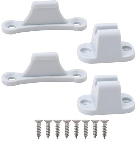 Miunpri 2 Set Türfeststeller für Wohnwagen, Kunststoff Türhalter Türstopper Wohnmobil Zubehör Türschloss Stauraum-Tür Camper, Türhalter Serviceklappe Wohnmobil