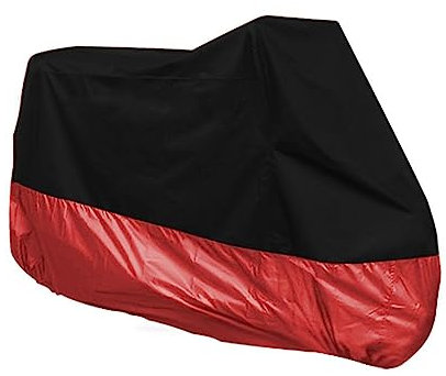 iplusmile wasserdichte Motorradabdeckung Faltbare Autoabdeckung Uv-motorradabdeckung Regenschutzhülle Motorradzubehör Sonnenschutz Motorradabdeckung Rot