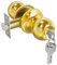 toresper Gold Door Knobs with Lock and Keys, Interior and Exterior Door Lock Standard Ball Door Locks for Bedrooms Bathroom