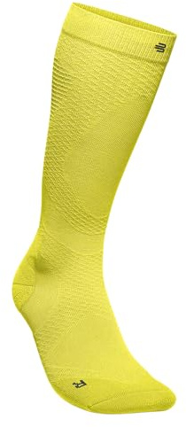 BAUERFEIND Run Ultralight Compression Socks, Women, Lemon Yellow, S 41-43