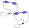 Nodcows 2 Stück UV Solarium Schutzbrille, Spezielle Schutzbrille für Rotlichtlampe Solarium Brille Laserschutzbrille, Sonnenschutzbrille UV Schutz, Augenschutz Solarium Sonnenbank Brille (Lila)