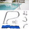 Schwimmbad Handlauf, Pool-Geländer, Pool Haltegriff aus Edelstah, Tragfähigkeit 120kg, Tragbar Einstiegshilfe Pool, 4.2cm Rohrdurchmesser, für Schwimmbäder, Schräglagen, Spa, Wasserpark