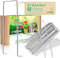 CYBIONE Grapas para Malla Antihierba, Cesped Artificial Y Jardin, 50unds - Acero Galvanizado, 15x3cm, ø3mm - Ultra Resistentes Y Anticorrosivas - Piquetas De JardíN, Anclaje Al Suelo