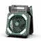 Ventilatore solare da campeggio, ventilatore solare con luce a LED e batteria, 10000 mAh, pannello solare, ventilatore da tavolo a 4 marce, ventilatore da tavolo USB, silenzioso, solare, pieghevole