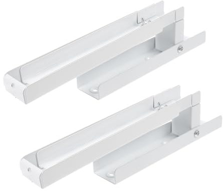 Holibanna 2piezas Rejilla Microondas Horno Soportes Ajustables Soporte Pared Estante Plegable Montaje Microondas