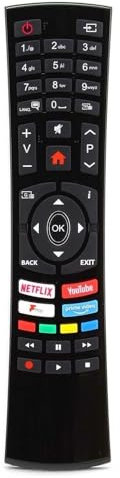 Remote Control for Bush DLED43FHDSB Smart 4K HD TV