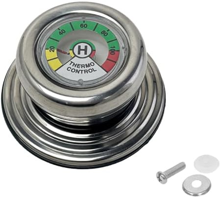 Edelstahl-Thermometer-Deckelknopf, hohe Genauigkeit, Temperatur für Töpfe und Pfannen