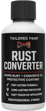 Rust Converter Touch Up Bottle 30ml Neutralises Corrosion & Protects Metal | Car, Bike, Tools, Gates & Railings | Easy Brush Application (Rust Converter)