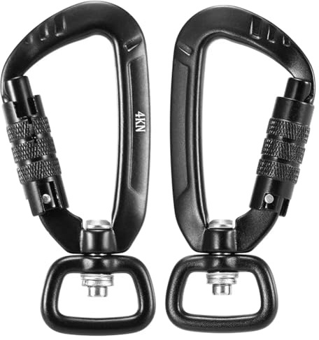 Transail Climbing Buckle 360 Rotation Pet Dog Hook Outdoor Kite Hook Climbing Backpack Buckle Key 4KN Automatic Locking