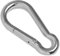 HEAVYTOOL Feuerwehr Karabinerhaken 50mm x 5mm Stahl verzinkt (10 Stück) Tragfähigkeit WLL: 120kg Karabiner Feuerwehrkarabiner Feuerwehrkarabinerhaken Schnellverschluss