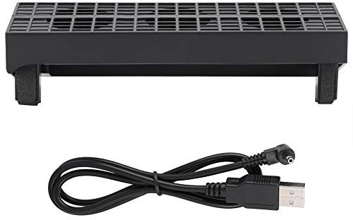Tosuny Ventilador de enfriamiento USB, Enfriador de Escape de Calor Ventilador de enfriamiento de Control de Temperatura Inteligente para Ventiladores Slim silencioso y Duradero