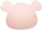 LÄSSIG Kinder Tischset Platzdeckchen aus Silikon/Little Chums Mouse rose