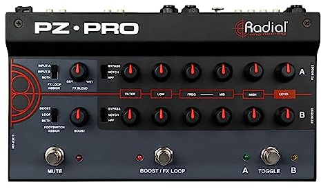 Radial Pz-Pro 2-Channel Instrument Preamp, DI Box and Switcher