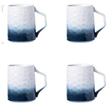 Nordic Luxuriöses Keramik-Teeset Wasserbecher Teekanne Kalter Wasserkocher mit Tablett Moderner Stil Home Nachmittagstee-Set Kaffeetasse Set-Tasse - L - 4 Stück