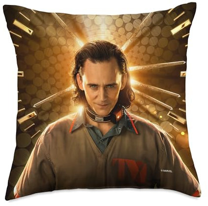 Marvel Loki Series Poster Throw Pillow, 18x18, Multicolor