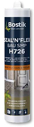 BOSTIK H726 Seal´n´Flex Bau SMP Weiß - 290ml | Hochflexibler - UV - und witterungsbeständiger Hybriddichtstoff für anspruchsvolle Bauabdichtungen