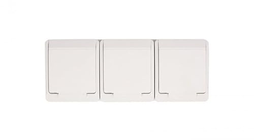 Hermes GNT 0323-02 5901130483921 Steckdose, wasserdicht, Z/U, 16 A, IP44, Weiß