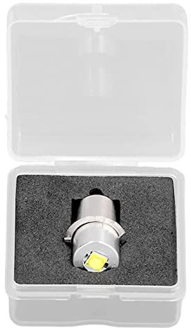 Ampoule de Lampe de Poche LED, 4,5 V 3 W Pièce de Rechange Kit de Conversion LED Ampoule Haute Luminosité Lumière Blanche Longue Durée de Vie Ampoule de Rechange pour Lampe Torche MagLit