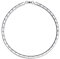 HCMA Halskette Titan Stahl Silber Farbe Goldkette für Frauen und Männer, Curb Cuban Choker Collier Femme