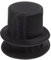 Gadpiparty 2 Stücke Mini Zylinder Hüte Schwarz Top Hüte Dekozylinder Schneemann Hüte Weihnachtspuppe Hut Spielzeug für DIY Handwerk Basteln Weihnachten Dekoration Puppen Zubeh?r