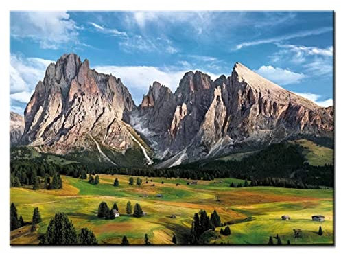 DIY 5D Diamond Painting Bilder Set für Erwachsene Kinder, Square Drill Schön Alpen Cen 30x40cm Groß Diamant Malerei Stickerei Voll Strass Kreuz Stich Mosaik Gemälde Wanddekor Kunsthandwerk Geschenk