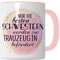 Trauzeugin fragen Tasse Nur die besten Schwestern werden zur Trauzeugin befördert Geschenk Schwester süßes Trauzeugin-Motiv Geschenkidee Kaffeetasse Teebecher Hochzeit Kaffee-Becher (beste Schwester)