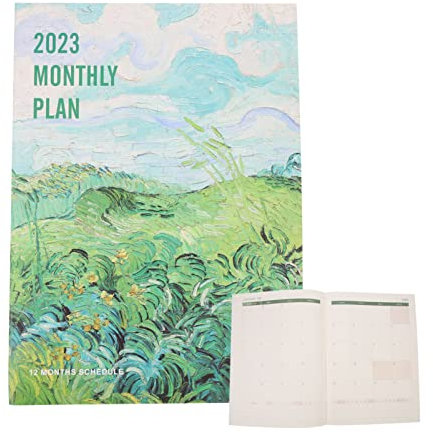 NUOBESTY Tageskalender Planer 2023 Kalender Notizblock Gepunktete Notizbücher Produktivität Notizblock Notizblock-organizer Unliniertes Notizbuch Zeitpläne Partnersuche Papier Tagesplaner