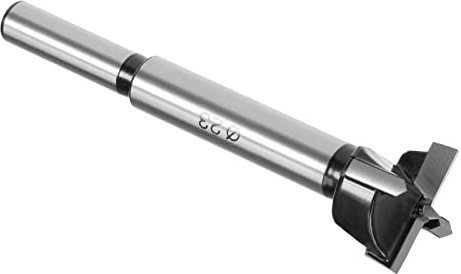 Kozelo Forstner Spiralbohrer - [23mm] Tungsten robustmetall Bohreröffner für Holz Möbel Scharnier Holzbearbeitung Verwendung Runde Schaft Schwarz