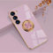 XINYEXIN Coque pour Samsung Galaxy S23 5G avec Anneau Support Rotatif à 360 Degrés, Souple TPU Silicone Case Antichoc Housse Bague Étui pour Samsung Galaxy S23 5G - Violet