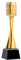 Pokale, Medaillen Auszeichnungen Goldene Mikrofon-Trophäe Musik-, Gesangs- und Redewettbewerbstrophäe Herausragende Host-Award-Trophäe Ruhm Trophäe Pokale (Color : Gold, S : 8 * 30cm)