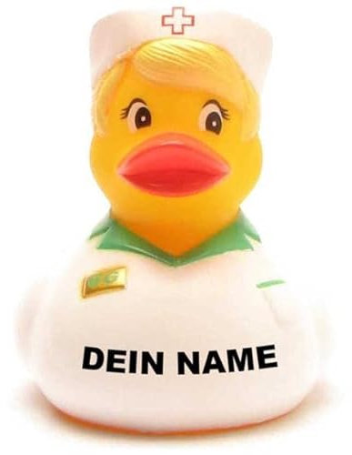 Badeente - personalisierbar (Krankenschwester Ente)