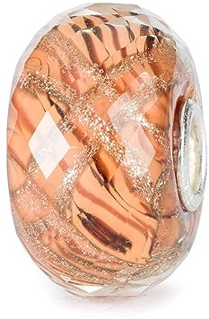 Trollbeads Collection automnale - Perles en verre - Motif pattes d'amour, taille unique, Verre, Pas de gemme