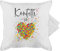 Kissenbezug - & Fasching - Kissen - Konfetti im Herzen I Confetti Herz I Konfetti für Alle Karneval Köln - 50 x 50 cm - Weiß - bunt karnevalskissen fasching- herzmotiv sofakissen mit carnevale