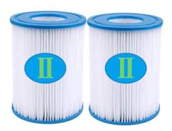 AOXHFNV Filterkartusche Typ II,Poolfilter Kartusche Typ II,Pool Filterkartusche für 58094 Filterpumpen Ersatzfilterpatrone (2 Stück)