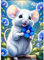 CEOVR Kit Diamond Painting Adulte Souris Peinture Diamant Adulte,5D DIY Diamond Art Kit Complet,30x40 cm,Fleurs et Animaux