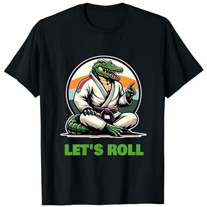 Alligator BJJ Gi Brazilian Jiu Jitsu Kampfkunst Let's Roll T-Shirt