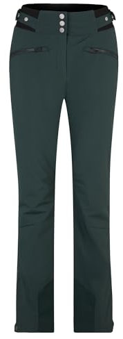 Ziener Damen TILLA Ski-Hose/Schnee-Hose | atmungsaktiv, wasserdicht, Primaloft, Dark Jungle, 44