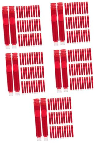 SHINEOFI 250 Pcs Fountain Pen Ink Refills Refillable Fountain Pens Ink Sturdy Elegant Design for Students Professionals