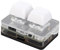 Jectse 2 Key Mini Mechanical Gaming Keyboard, RGB Programmable Macro Keyboard, Wired Bluetooth Connection Blue Switch Hot Swap Keyboards
