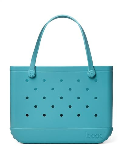 BOGG BAG Originelle, große Tragetasche: 48,3 cm L x 22,9 cm B x 35,6 cm H – leicht, waschbar, langlebig – Allzweck-EVA, Türkis und Caicos, Large, Original