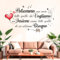 Gigio Store Adesivo Murale Frase d'Amore in Italiano ‘Potremmo non avere tutto ciò che vogliamo’ Decorazione da Parete per la Casa, Cucina, Soggiorno, Camera da letto. Scritta Motivazionale con Cuori