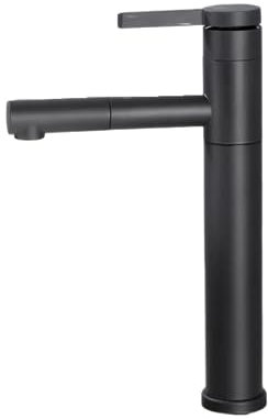 Bathroom Basin Taps Black Pull-Out Countertop Basin Washbasin Washbasin Basin Faucet Bathroom Undercounter Basin Hot and Cold Faucet, Gray High