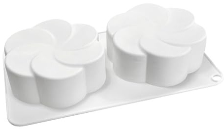 Moldes de silicona para galletas, flores flexibles, mousses de silicona, moldes para tartas para demoldear fácilmente y uso efectivo