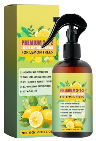 YNPQTDS Liquid Fertilizer 100ml Lemon Tree Fertilizer 4.9x15.8cm Lemon Tree Food Spray Concentrated Booster Liquid Mist For Indoor And Outdoor Plant Care Promotes Growth And Health