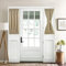 Aquazolax Blackout Curtain for Door - Small Rod Pocket Kitchen Window Curtains Over Sink 25x40 Privacy Treatment - Single Panel, Taupe/Khaki