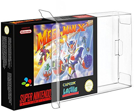 Link-e : 10 X Boitier de Protection Plastique pour Boite de Jeu Compatible avec Console Super Nintendo (SNES) et Nintendo 64 (N64)